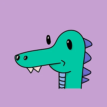 Artwork thumbnail, Overbite Dino - Pattern by SeanDontGetFish