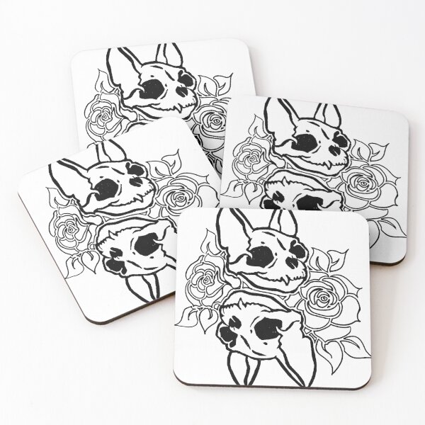 Item preview, Rose Skeleton Kitty designed and sold by Amanda Richmond.