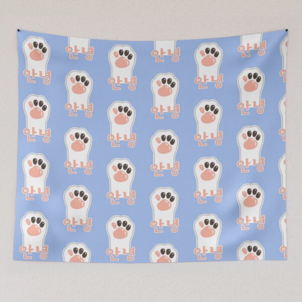 Item preview, Cat Paw Annyeong (Hello) designed and sold by LilFurKids.