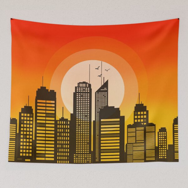 Item preview, Sunset skyline  designed and sold by Ami San.