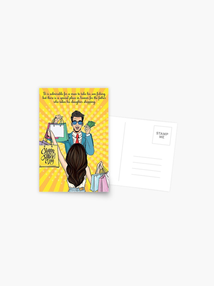 Thumbnail 1 of 2, Postcard, It is Admirable for a man to... Greeting Card designed and sold by DesiBoli.