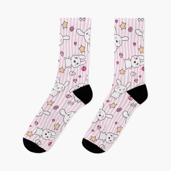 Item preview, Funny Skull Bunny Crossbones Kawaii Gamer Girl Aesthetic Pastel Goth  designed and sold by GGDesignArt.