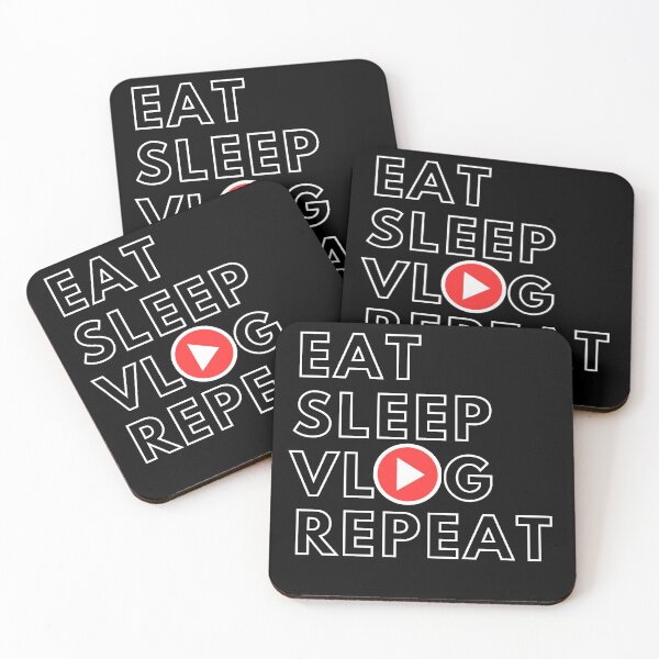 Item preview, Eat Sleep Vlog Repeat Funny Vlogger  designed and sold by AGhostOfAChance.