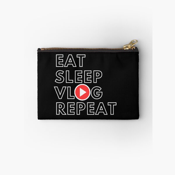 Item preview, Eat Sleep Vlog Repeat Funny Vlogger  designed and sold by AGhostOfAChance.