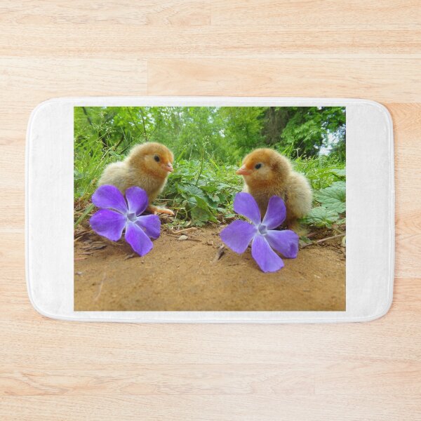 Item preview, Belgian D'Uccle Chicks with Flowers designed and sold by Ashley Gagnon.
