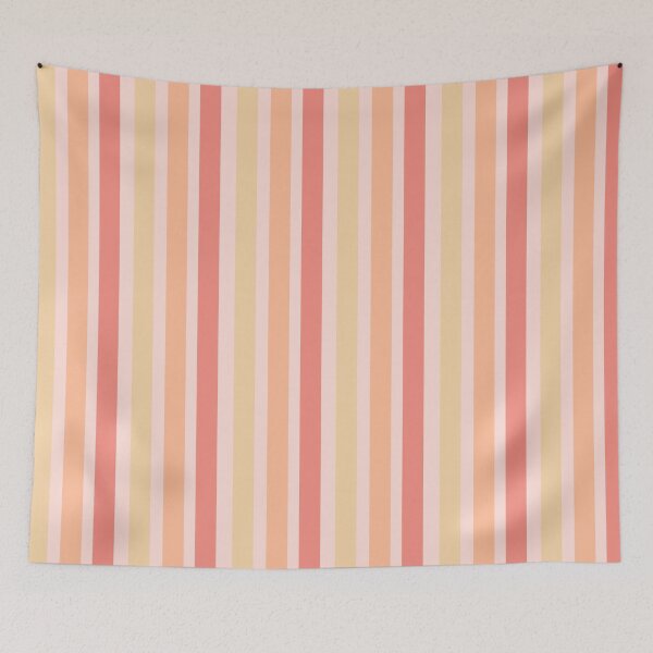 Item preview, Peach Pastel Striped Pattern Boho Chic designed and sold by trajeado14.