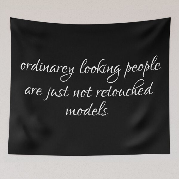 Item preview, Just not retouched models, model claims, social claims designed and sold by Kirei-Lily.