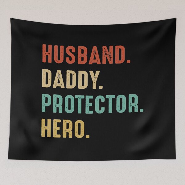 Item preview, Husband Daddy Protector Hero Father's Day designed and sold by Apoorv Choudhary.