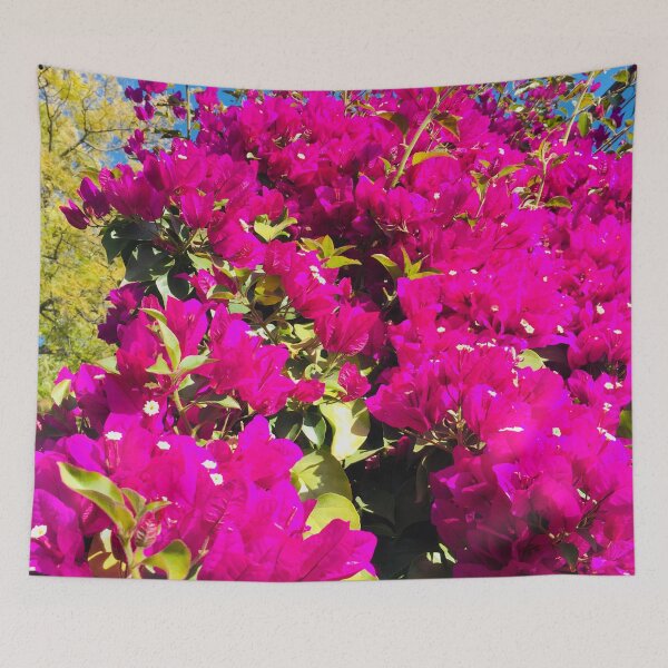 Item preview, Magenta Mediterranean Flowers  designed and sold by BeCarpeDiem.