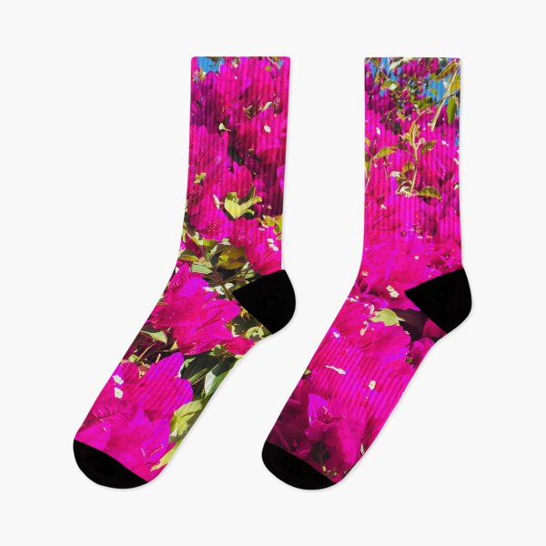 Item preview, Magenta Mediterranean Flowers  designed and sold by BeCarpeDiem.