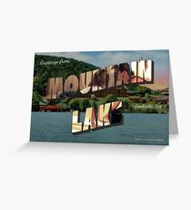 Mountain Lake, VA Vintage Post Card Greeting Card