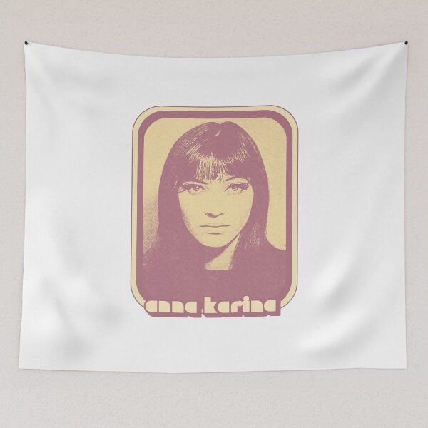 Item preview, Anna Karina ∆ Vintage Look Fan Design designed and sold by AestheticNow.