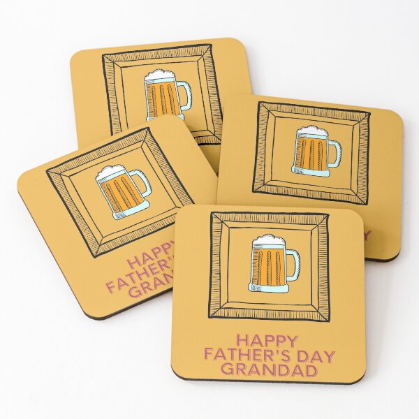Item preview, 'Grandad' - Pint of Beer Father's Day Greeting Card designed and sold by BlakefourDesign.