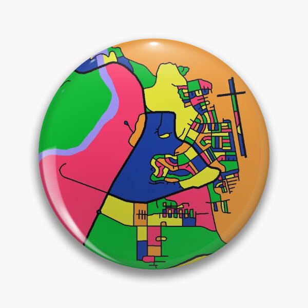 Item preview, Page, AZ Colorful Map designed and sold by John Mashburn.