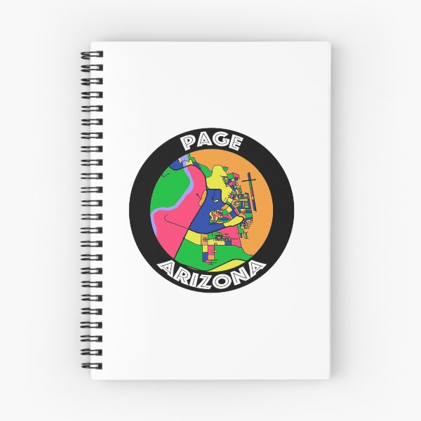 Item preview, Page, AZ Colorful Map designed and sold by John Mashburn.