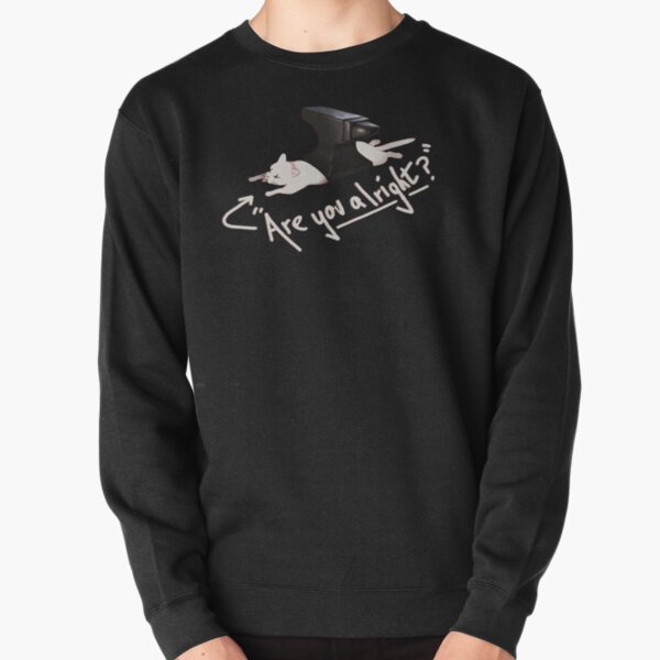 "Are You Alright?" Lovejoy Cat Pullover Sweatshirt