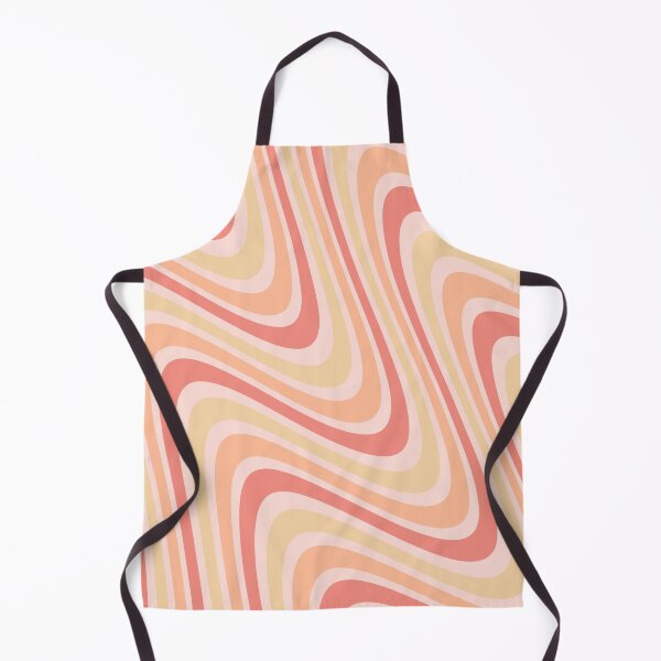 Item preview, Retro 70s Abstract Peach Yellow designed and sold by trajeado14.
