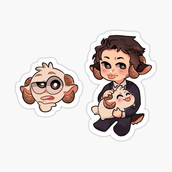 Jschlatt tongue out Sticker