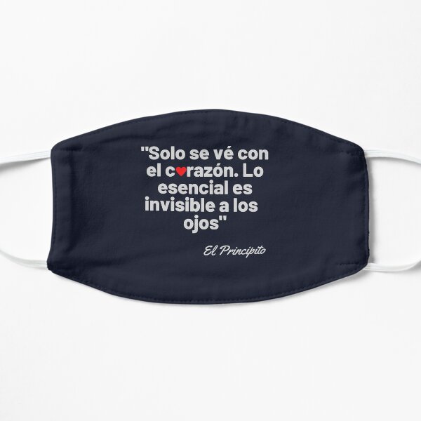 El Principito Mascarilla plana