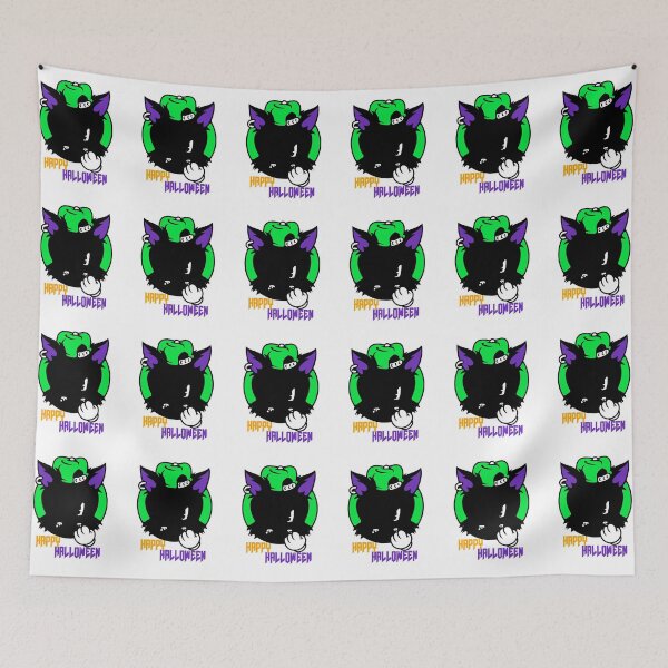 Item preview, Halloween Black Cat Fight designed and sold by Alchemytshirts.