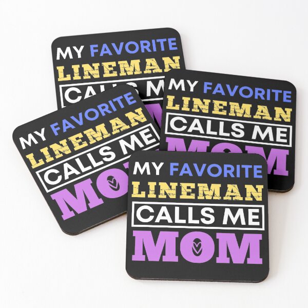 Item preview, My Favorite Lineman Calls Me Mom Best Lineman Mom designed and sold by Johan Liebert.