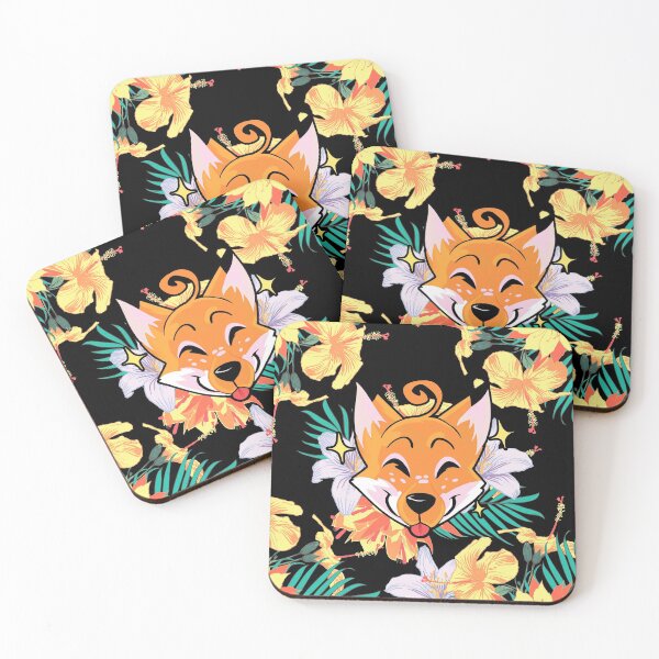 Item preview, Furry Foxie cute warm flowers designed and sold by VHusky.