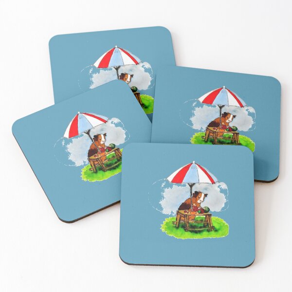 Item preview, Guinea pig with umbrella on Summerday designed and sold by Mrs.guinea_pig.