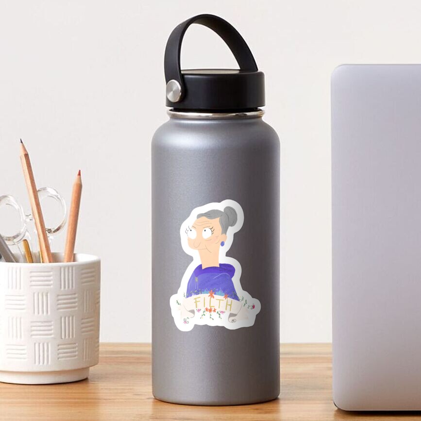 "Bob's Burgers Edith Cranwinkle Portrait" Sticker for Sale by bfeasel Redbubble