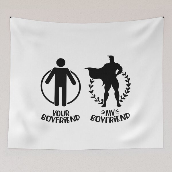 Item preview, Your Boyfriend, My Boyfriend, Funny Girlfriend Gift designed and sold by FuntasticDez.