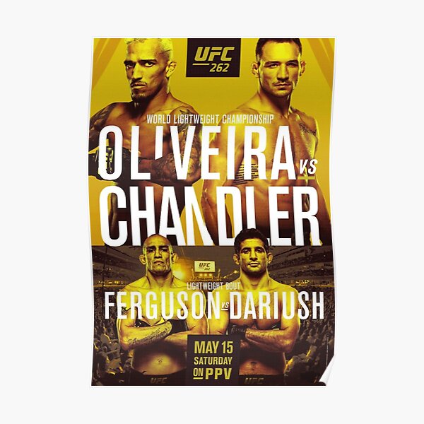 Copie de l'UFC 262 Poster