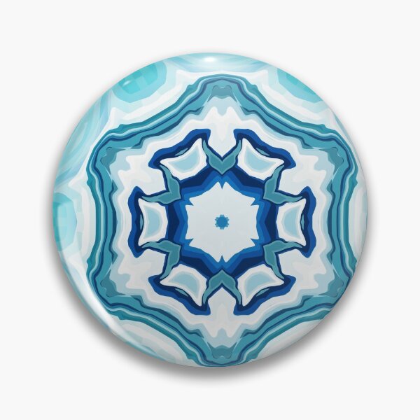 Item preview, Blue symmetrical pattern art. designed and sold by moustafakhalil.