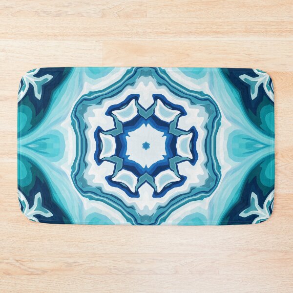 Item preview, Blue symmetrical pattern art. designed and sold by moustafakhalil.