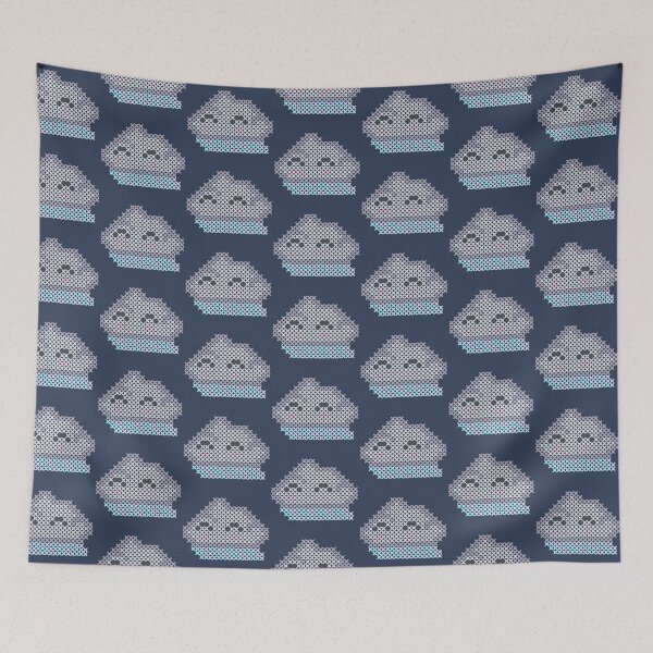 Item preview, Happy Raincloud designed and sold by StitchyWitchy.
