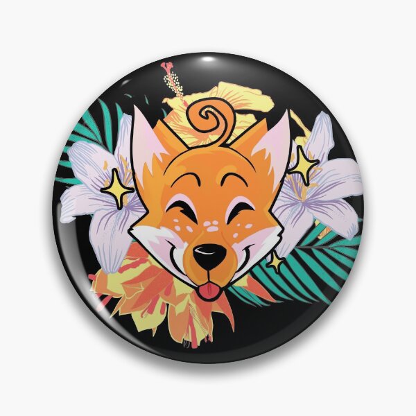 Item preview, Furry Foxie cute flowers designed and sold by VHusky.