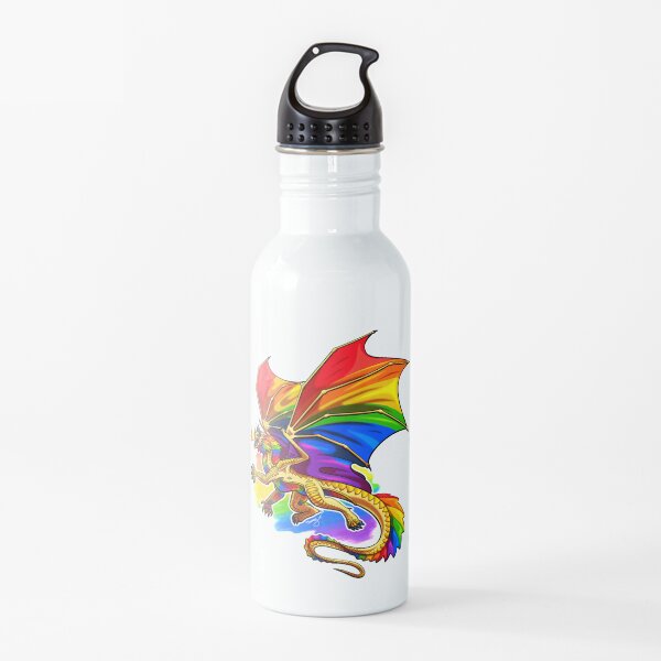 Rainbow Pride Dragon Water Bottle