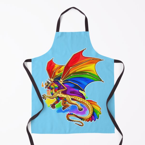 Item preview, Rainbow Pride Dragon designed and sold by Kimberly Holbrook Arts.