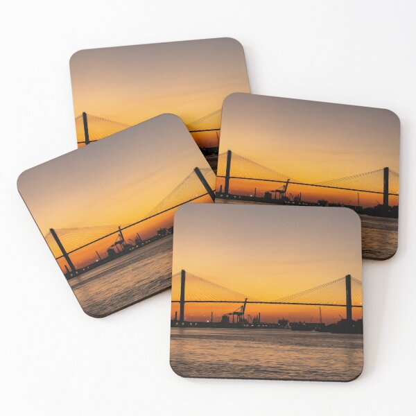 Item preview, Orange Sunset Bridge Infrastructure Travel Water  designed and sold by DanielCarvalho2.