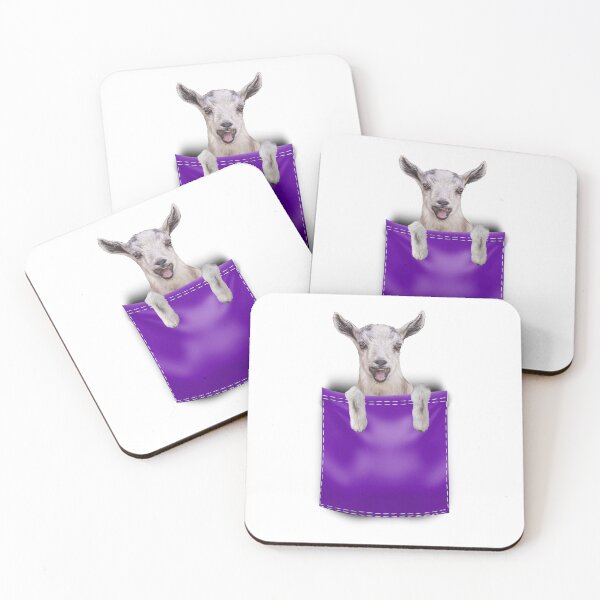 Item preview, Goat in Your Pocket- Purple designed and sold by OryPhotography.