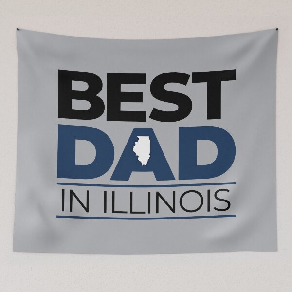 Item preview, Best Dad in Illinois designed and sold by OddPop.