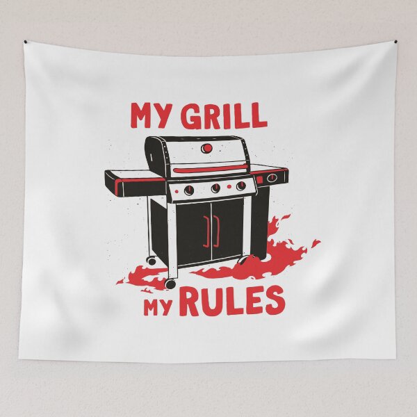 Item preview, My Grill My Rules designed and sold by Hoiho Adventure Shirts.