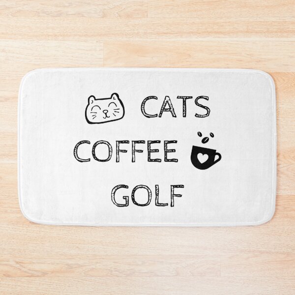 Item preview, Cats. Coffee. Golf designed and sold by TheGreenGoat.