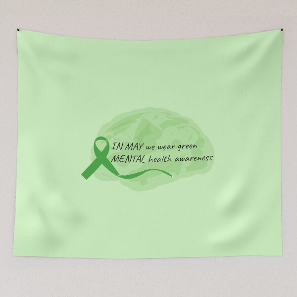 Item preview, In May We Wear Green Mental Health Awareness  designed and sold by VicOriginal.