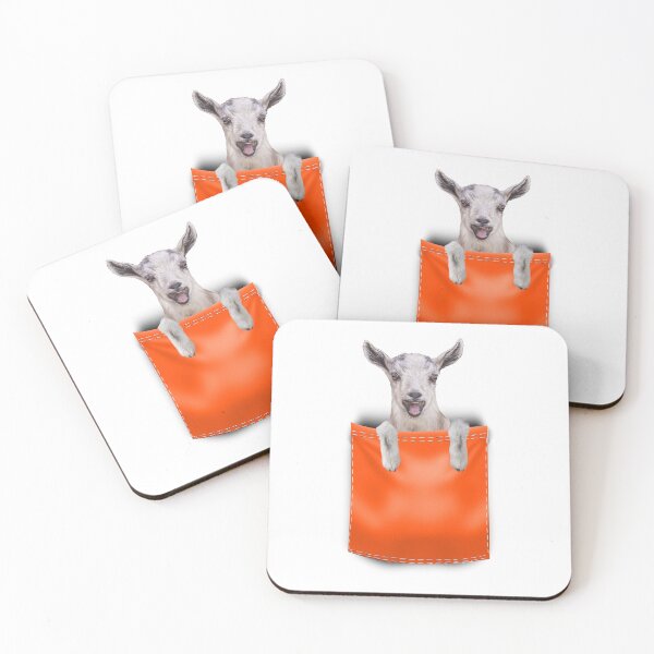 Item preview, Goat in Your Pocket- Orange designed and sold by OryPhotography.