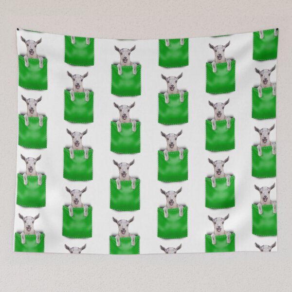 Item preview, Goat in Your Pocket- Green designed and sold by OryPhotography.