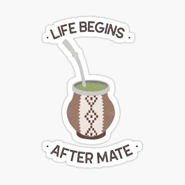 Yerba Mate Matero Argentina Sticker for Sale by flamini