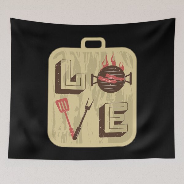 Item preview, Love Barbecue designed and sold by Hoiho Adventure Shirts.