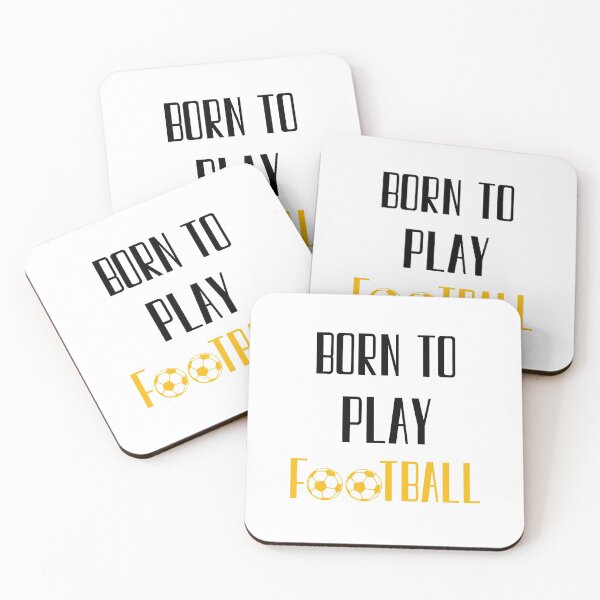 Item preview, Born To Play Football, Football Player, Soccer designed and sold by daguilon.