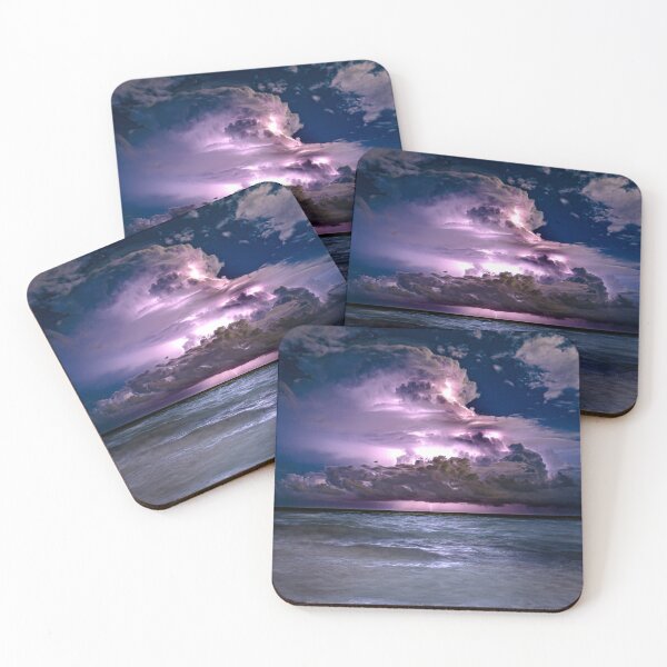 Item preview, Lightning Cloud Over the Atlantic Ocean designed and sold by tdjacks.