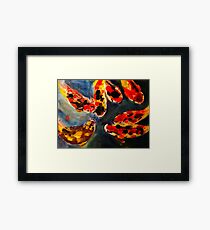 Koi Konference Framed Print