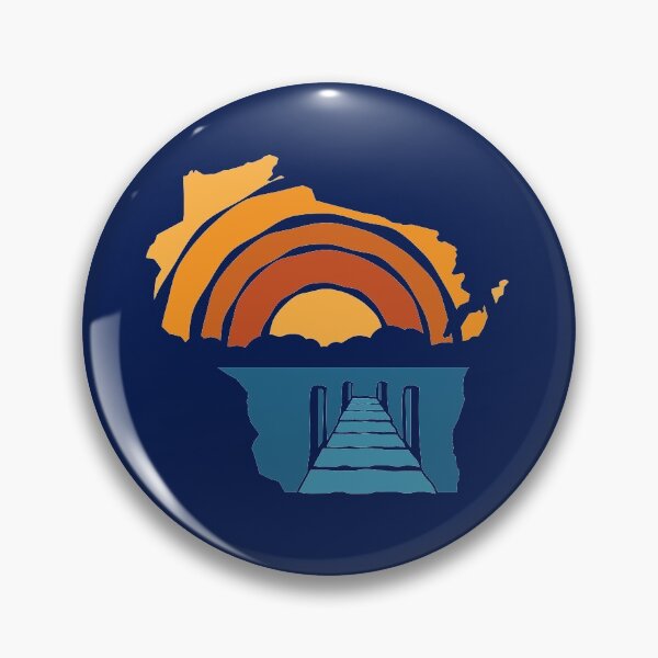 Item preview, Wisconsin Sunset Rough Pier View designed and sold by gstrehlow2011.